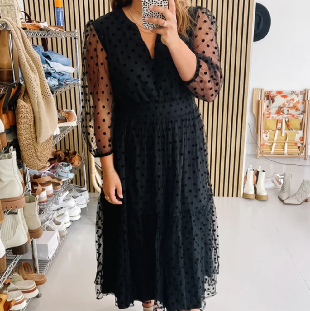 Tayden Dot Detail Dress